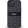 DKNY DKHCP15SPRTHSLK iPhone 15 / 14 / 136.1 czarny/black hardcase Leather Mono Stripe & Metal Logo